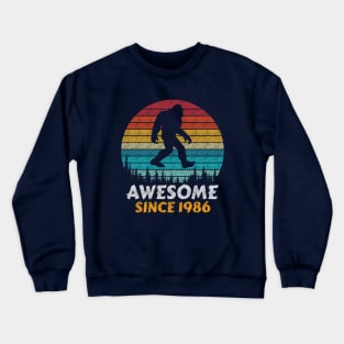 Awesome Since 1986 Crewneck Sweatshirt